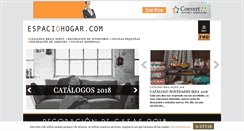 Desktop Screenshot of espaciohogar.com